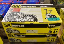 2x LUK Repset Pro Clutch Kits - please see pictures for examples of make and model numbers