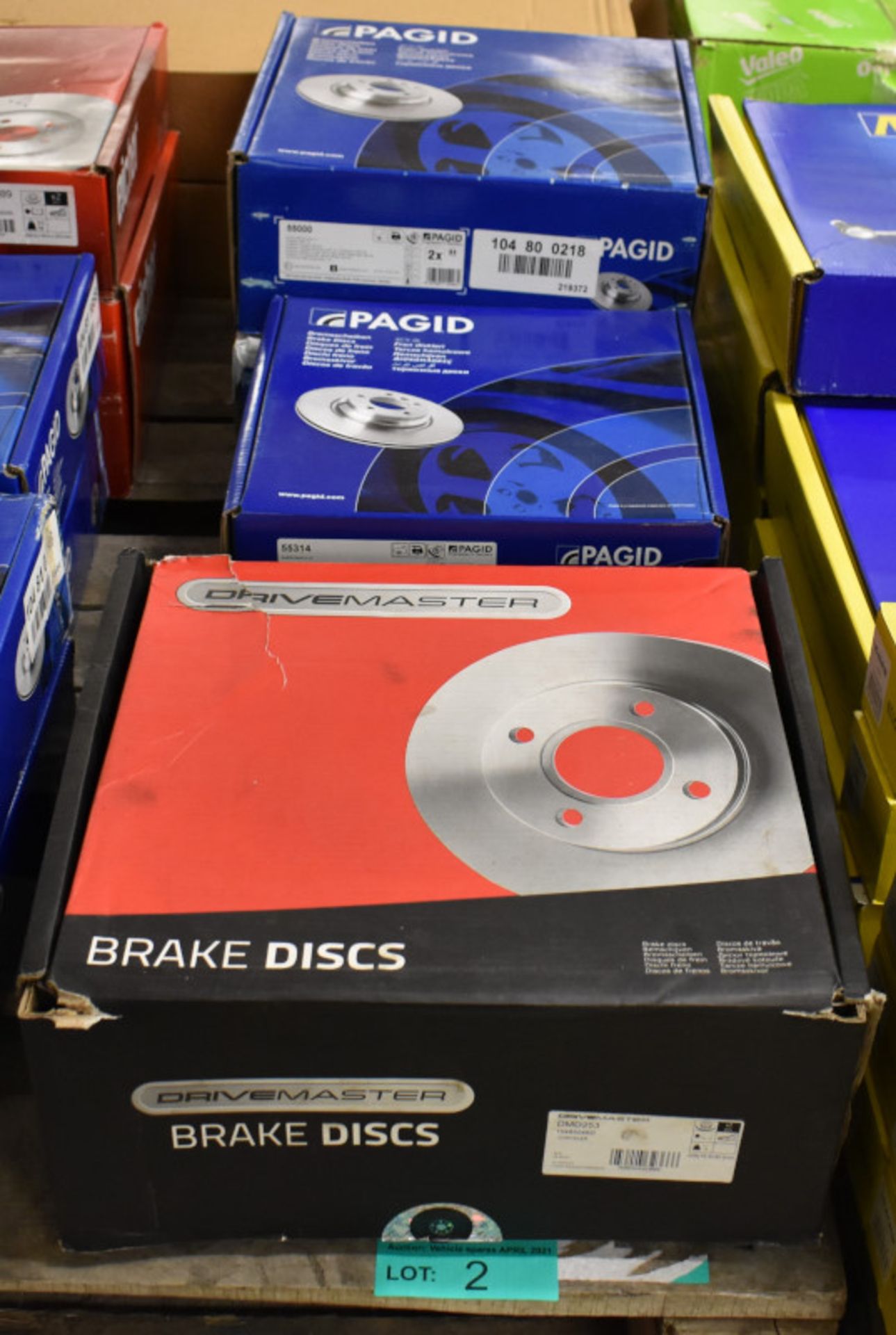 4x Pagid & 1x Drivemaster Brake Disc Sets - please see pictures for examples of make and models