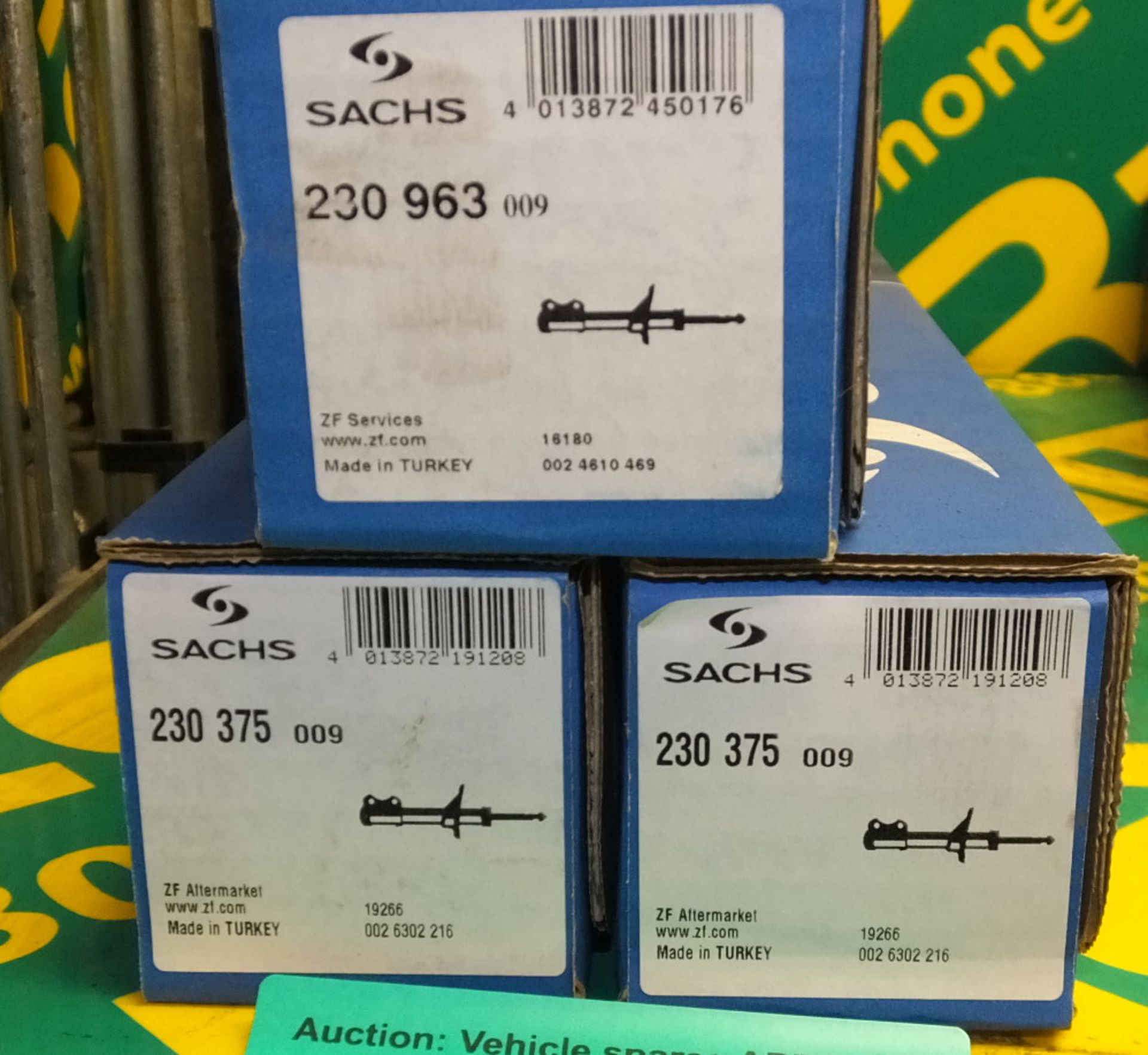 3x Sachs Shock Absorbers - please see pictures for examples of make and model numbers - Image 2 of 2