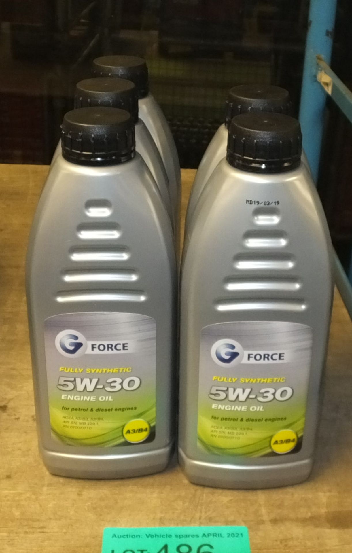 5x G Force Fully Synthetic 5W-30 - A3/B4 Engine Oil - 1L