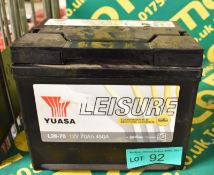 Yuasa Leisure L26-70 12v 70Ah 450A Battery