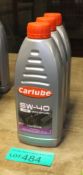 3x Carlube 5W-40 C3 Motor Oil - 1L