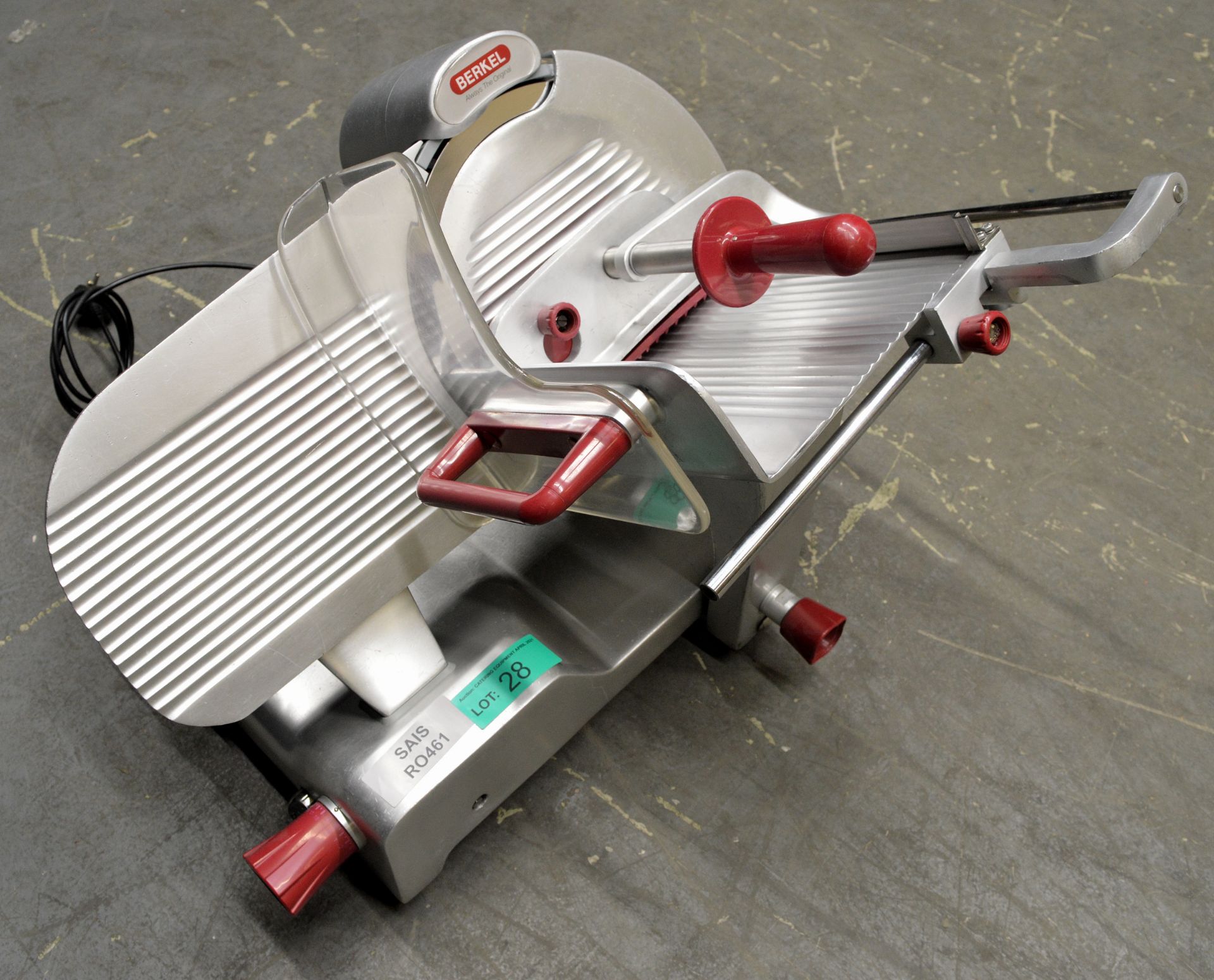 Berkel BSPGL04011A0F 12" Commercial Cooked Meat / Bacon Slicer, single phase electric - Image 6 of 7