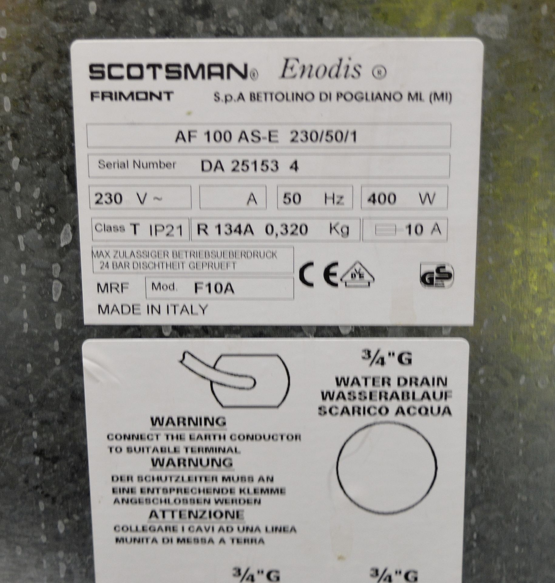 Scotsman AF 100 AS-E 230/50/1 Ice Flaker Machine with Stand, single phase electric - Image 6 of 7