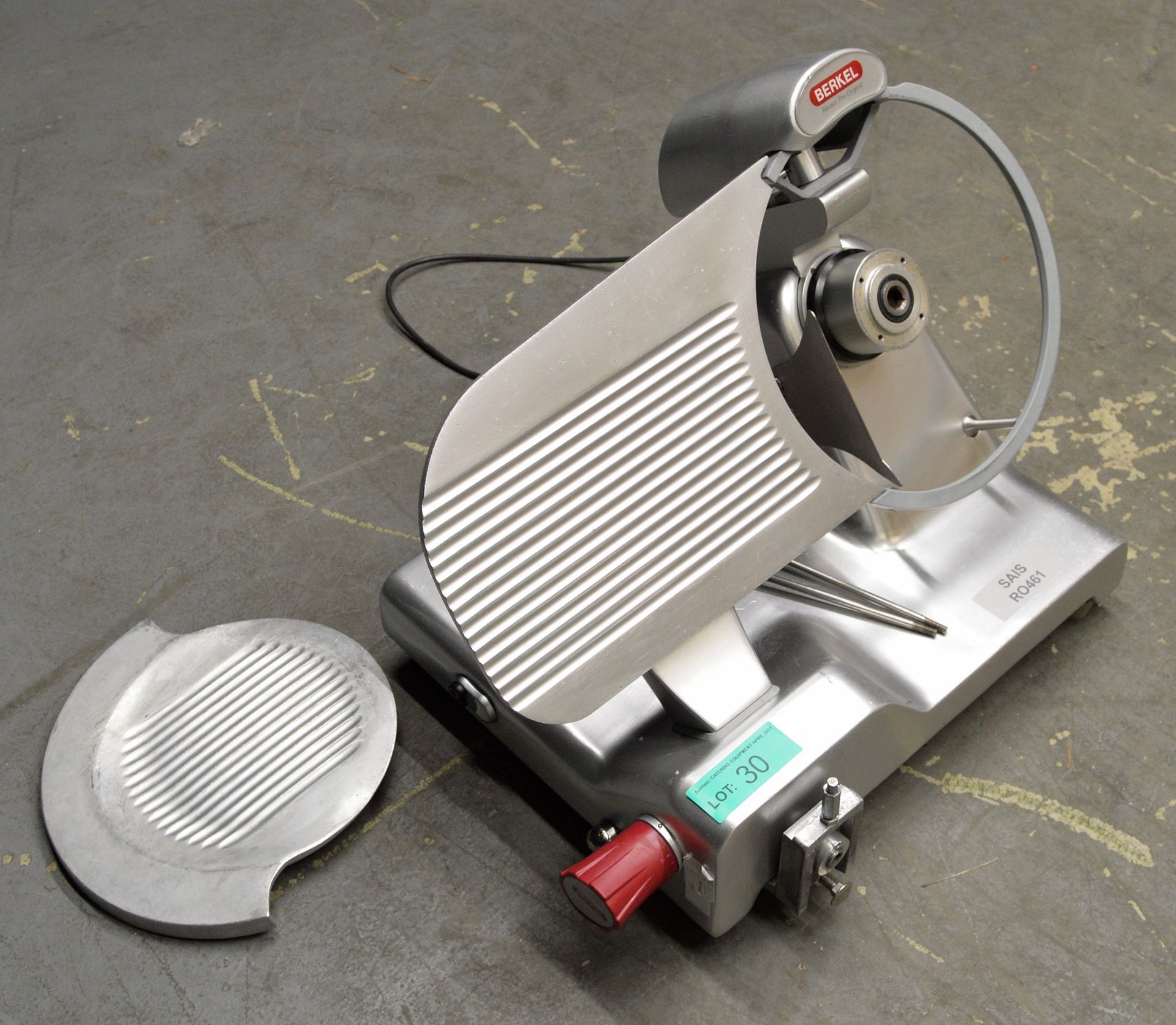 Berkel BSPGL04011A0F 12" Commercial Cooked Meat / Bacon Slicer, single phase electric - Image 2 of 7