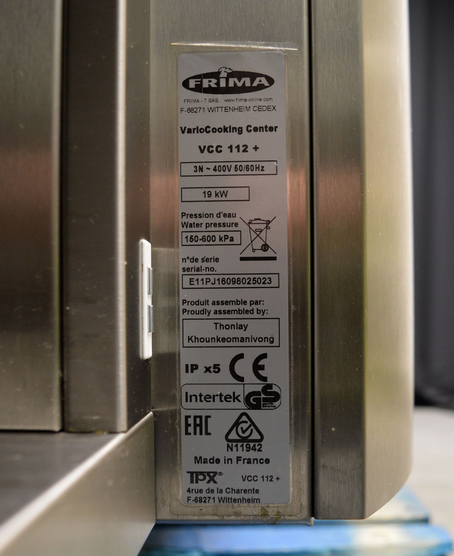 Rational VarioCookingCenter VCC112+, ex demo model, 3 phase electric - Image 9 of 9