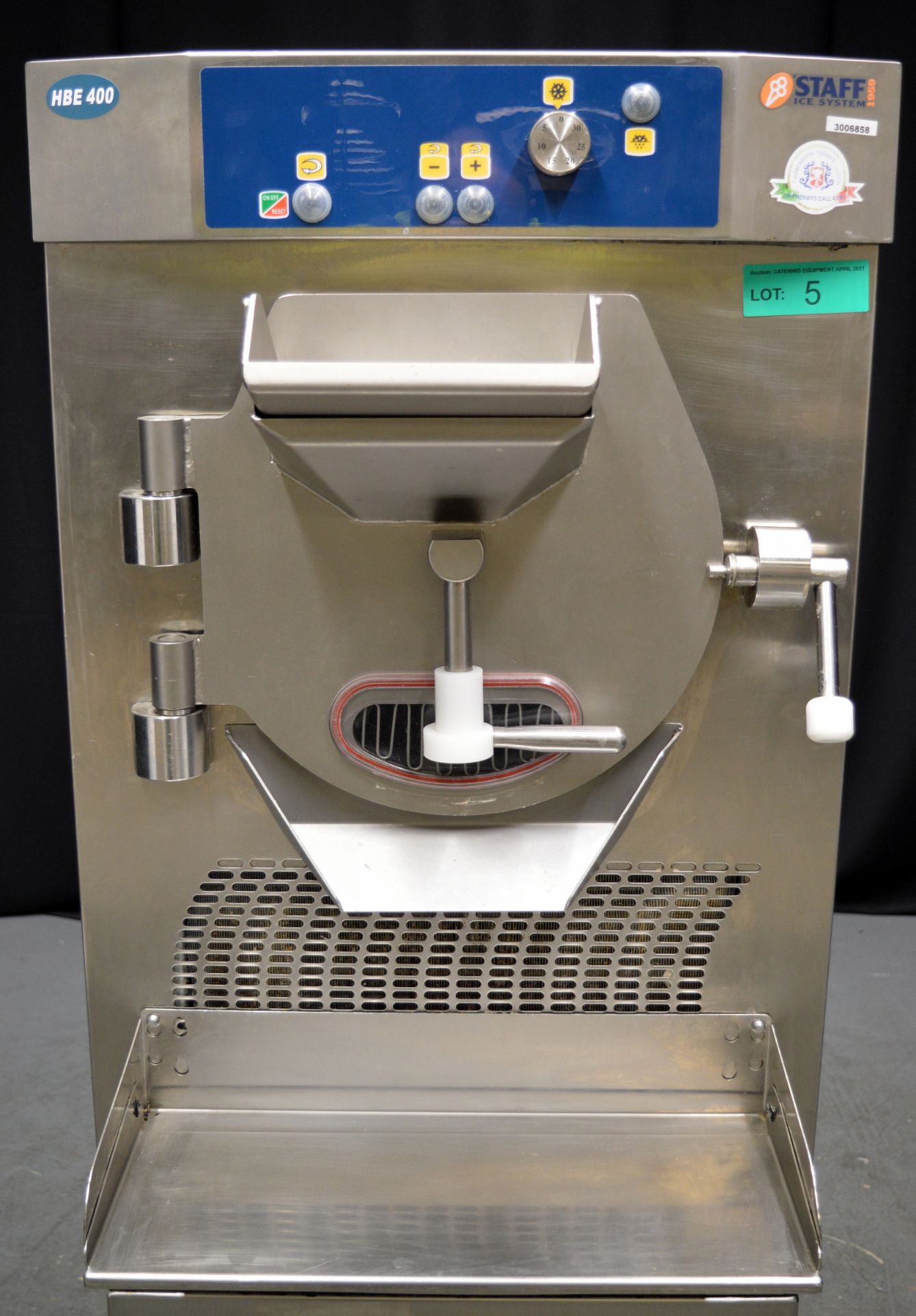 Staff Ice Systems HBE400 AW ice cream machine, date of manufacture 2018, 3 phase electric - Image 4 of 10