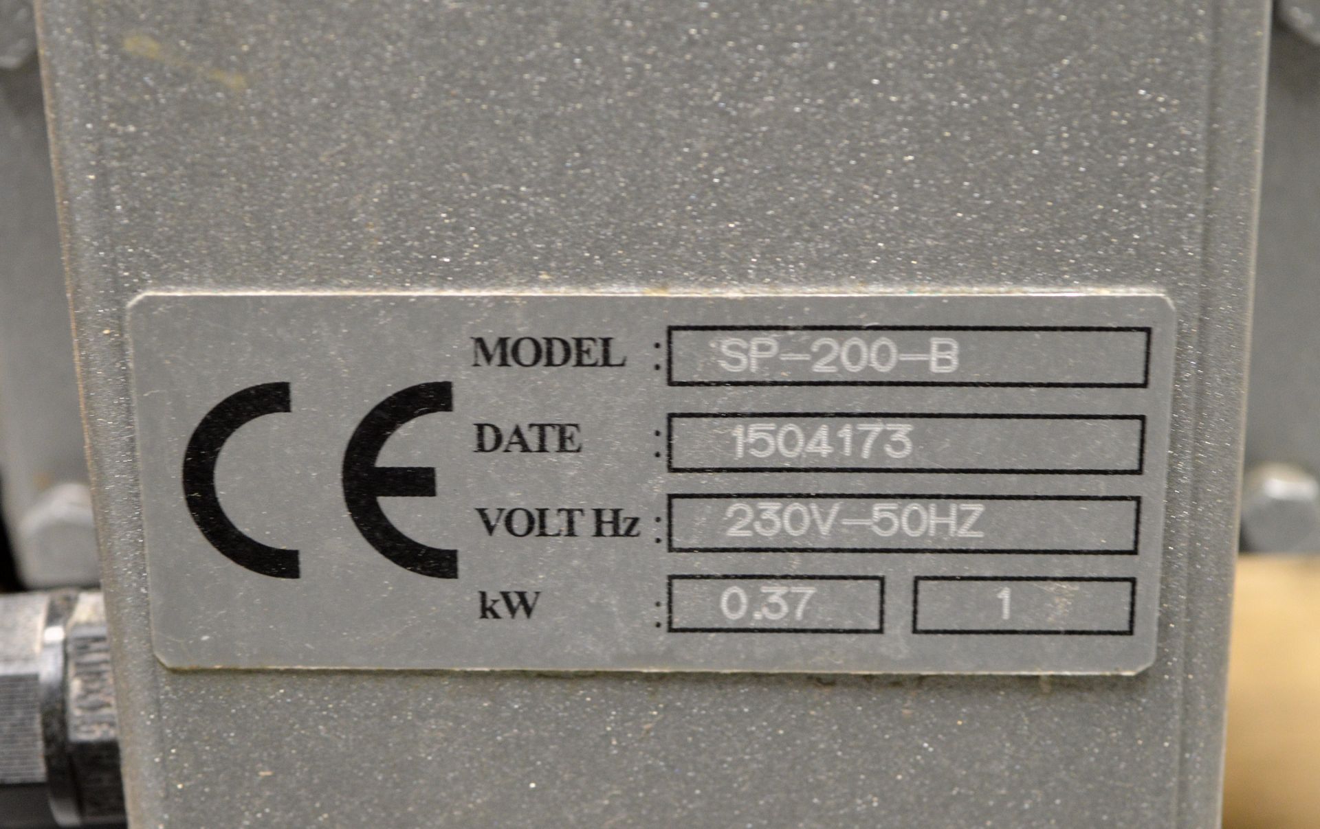 Metcalfe SP-200-B Heavy Duty Planetary Mixer with Stand, single phase electric - Image 7 of 10