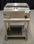 Lincat Smooth Griddle on Stand, single phase electric