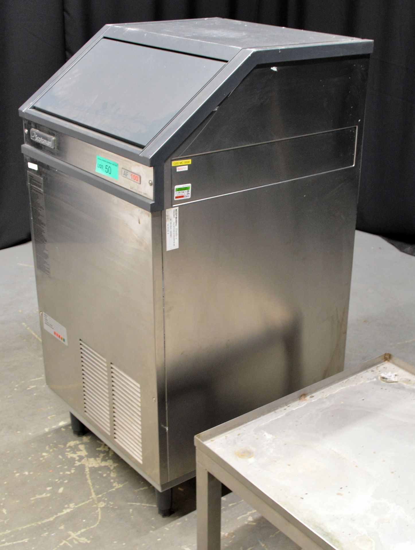 Scotsman AF 100 AS-E 230/50/1 Ice Flaker Machine with Stand, single phase electric - Image 3 of 7