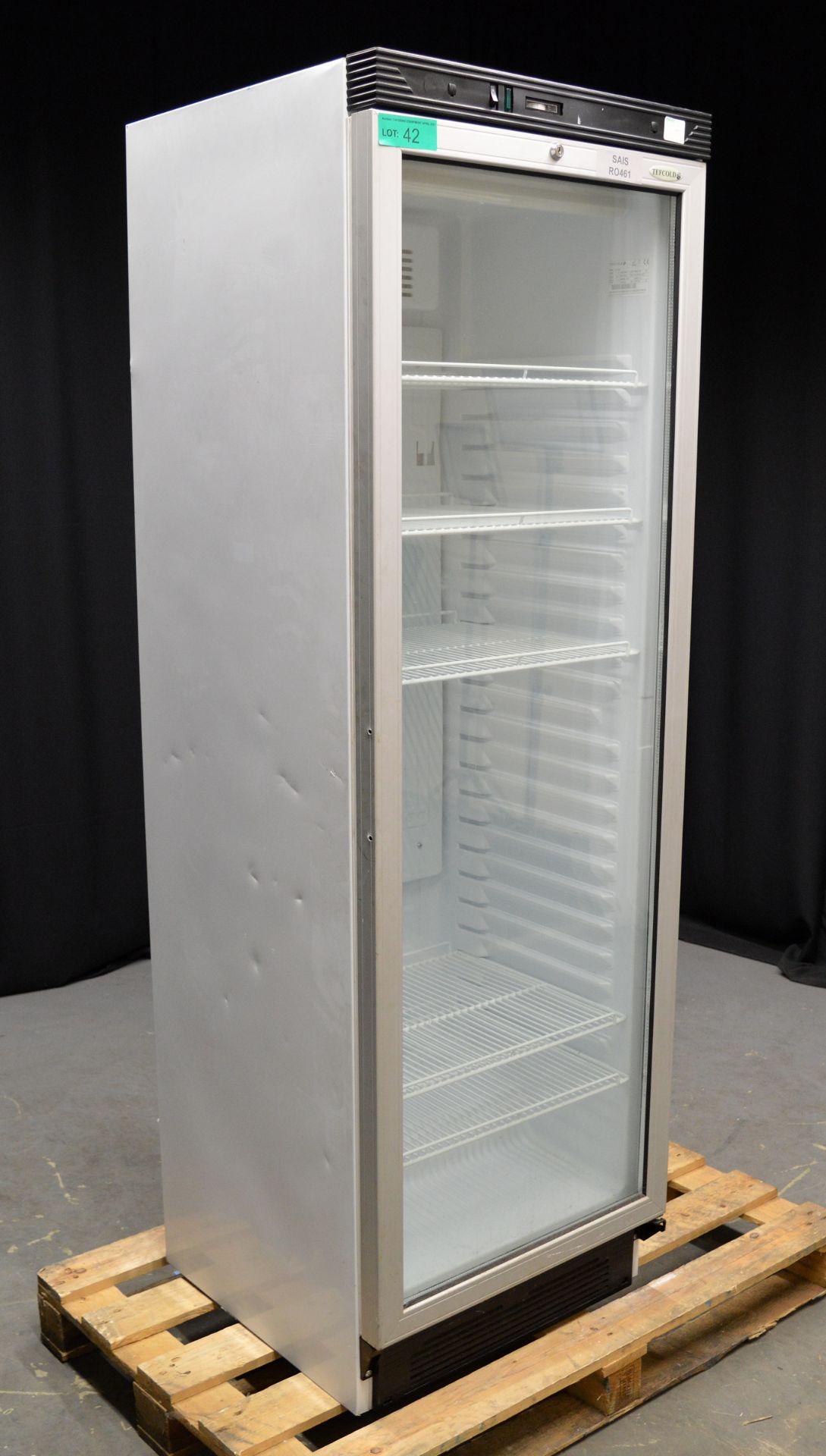 Tefcold F3 1380 Glass Door Fridge, single phase electric - Image 2 of 7