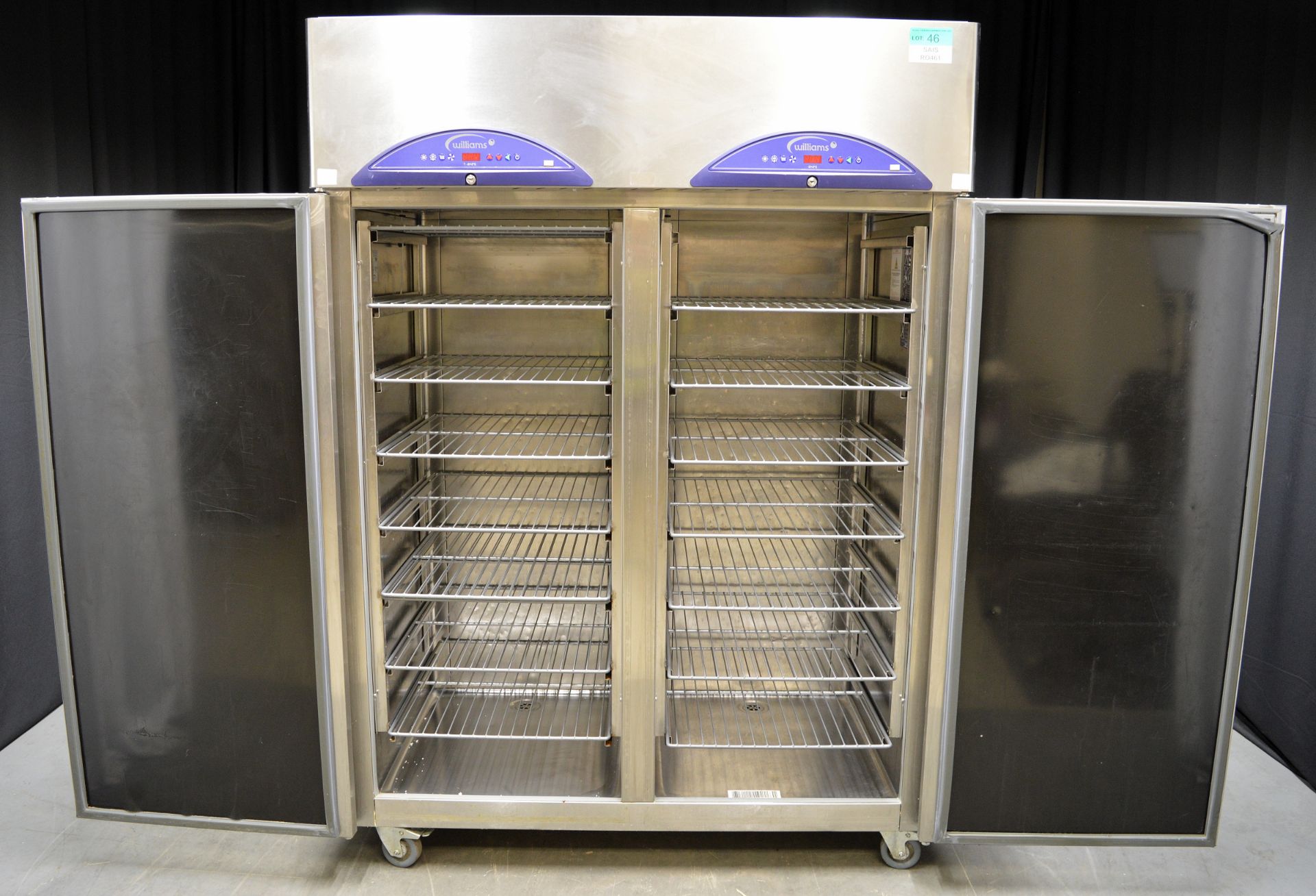 Williams FG2TSS R290 R1 2 Door Meat/FIsh Upright Fridge, single phase electric - Image 4 of 8