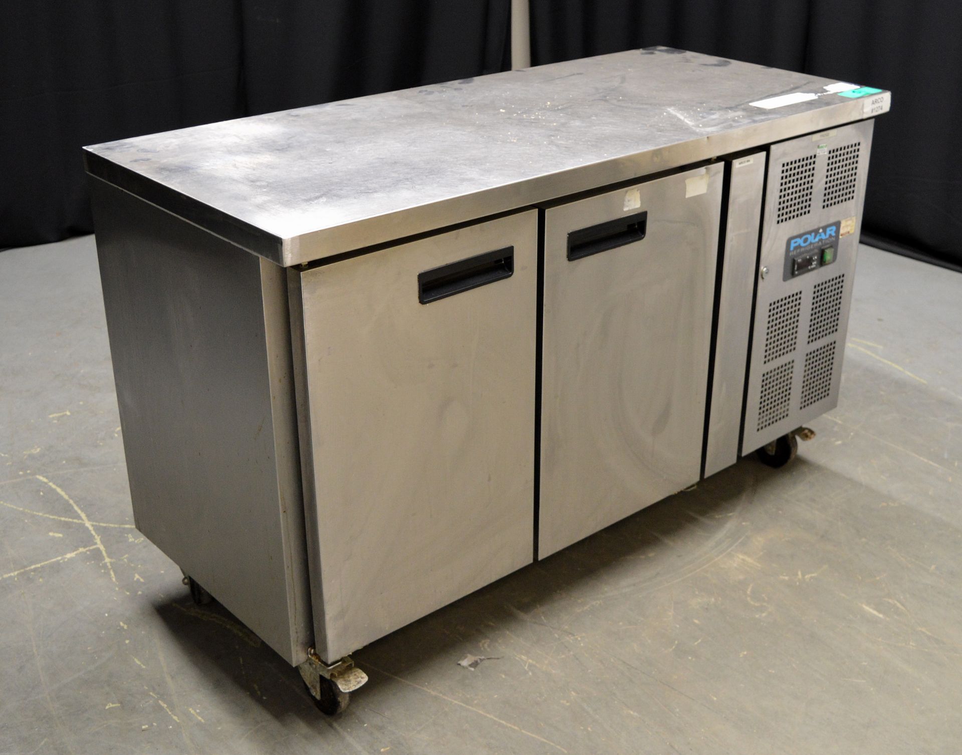 Polar Refrigeration G377 Double Door Refrigerated Preparation Counter - Image 2 of 7