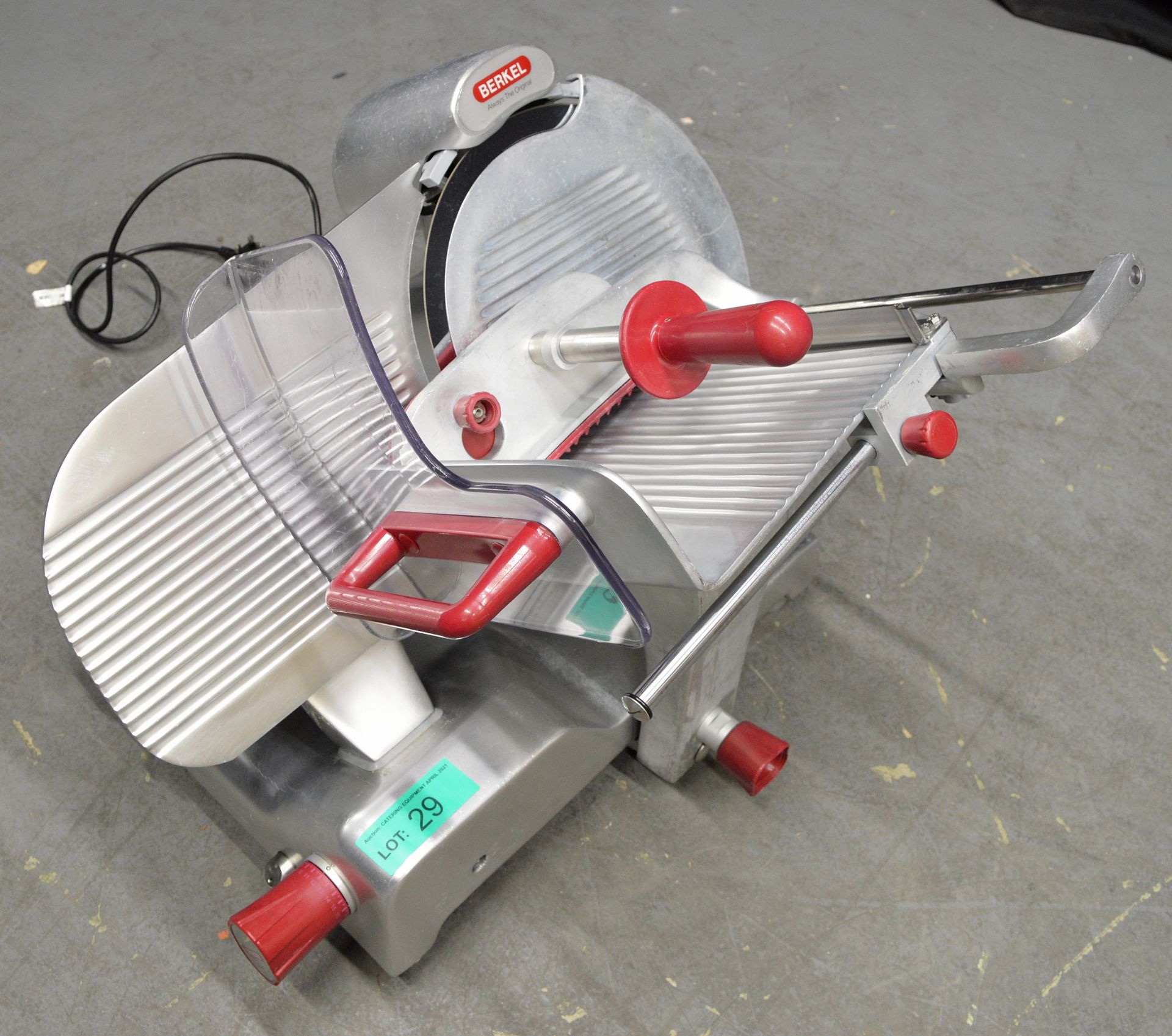 Berkel BSPGL04011A0F 12" Commercial Cooked Meat / Bacon Slicer, single phase electric - Image 7 of 7