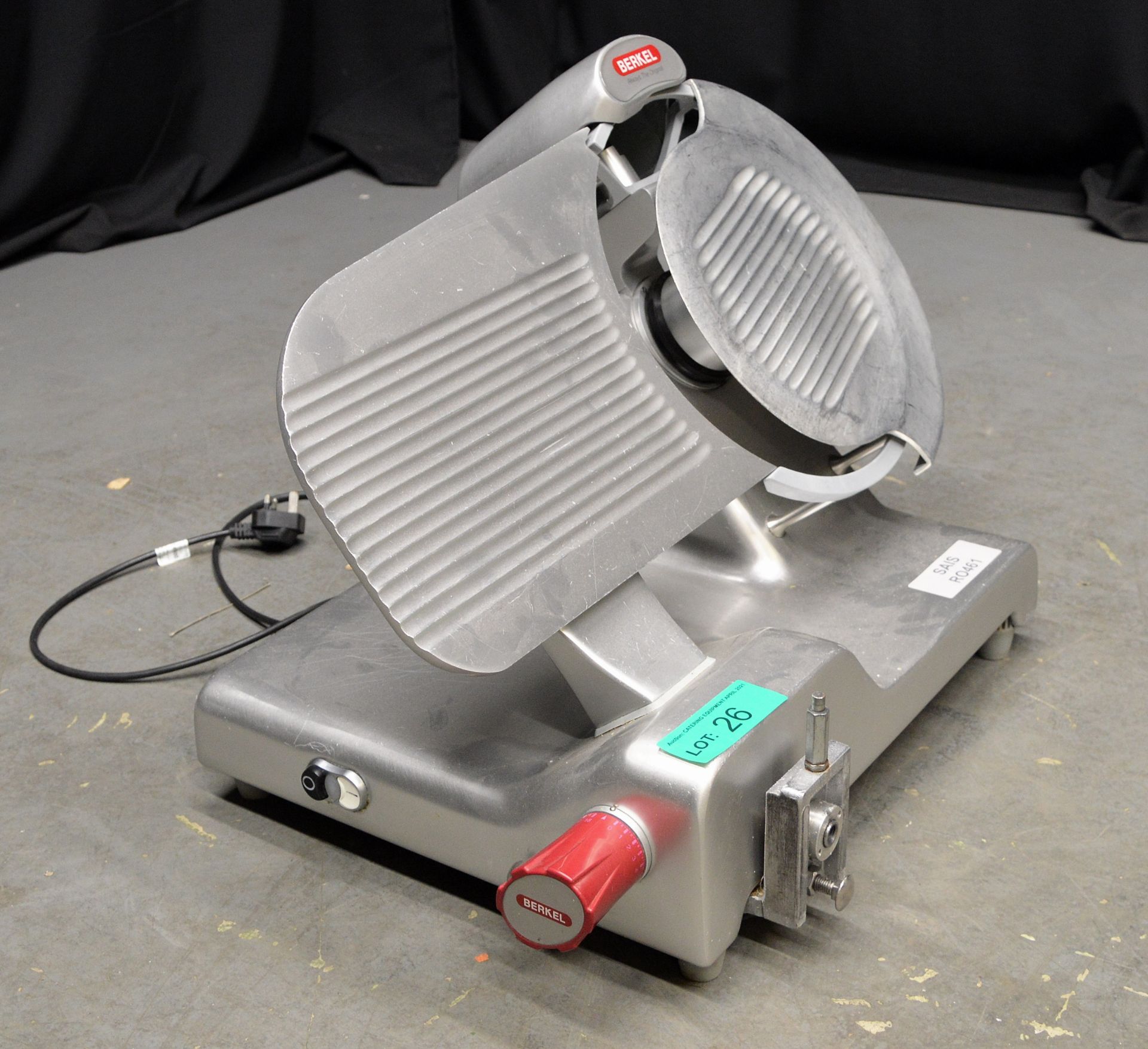 Berkel BSPGL04011A0F 12" Commercial Cooked Meat / Bacon Slicer, single phase electric - Image 2 of 5