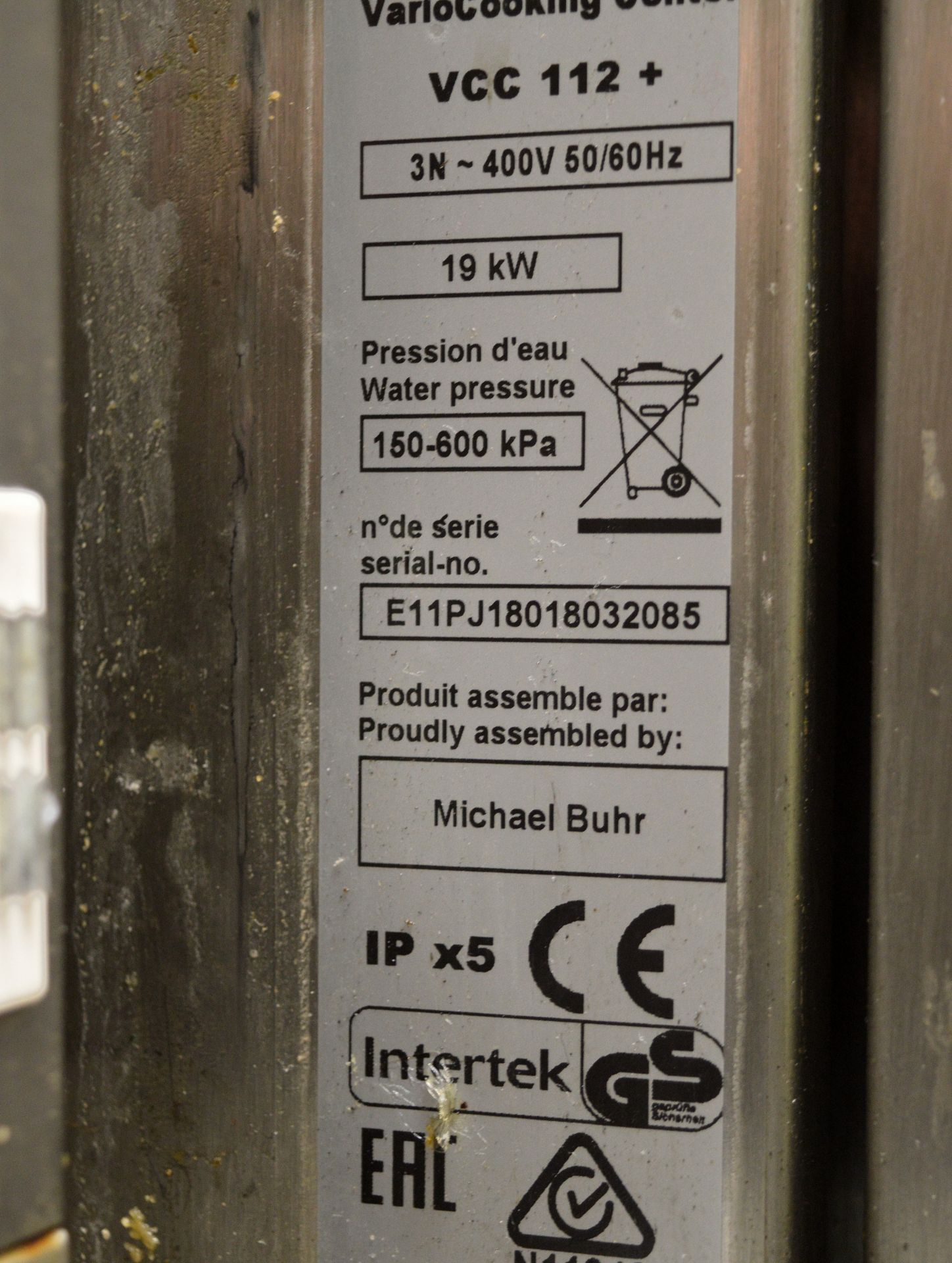 Rational VarioCookingCenter VCC112+, ex demo model, 3 phase electric - Image 11 of 11