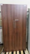 8x 2 door wardrobe - 1000mm wide x 600mm deep x 2000mm high