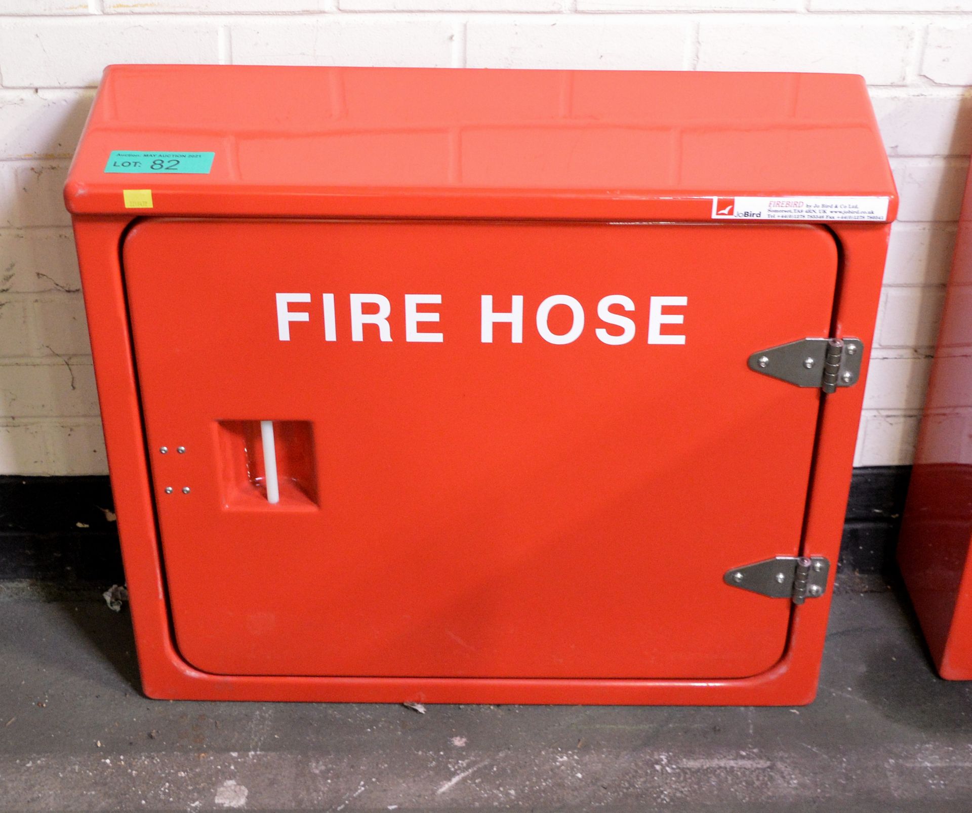 Red Composite Fire Hose Box L 710mm x W 220mm x H 630mm