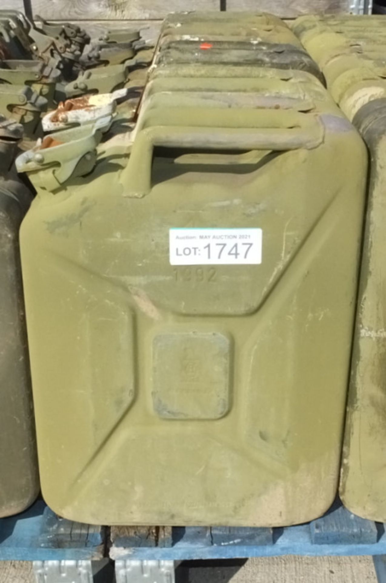 5x 20 LTR Ex-Mod jerry cans
