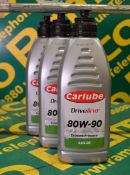 3x Carlube Driveline 80W-90 Axle Oil - 1L Bottles