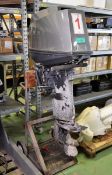 Yanmar 2 D27 05795 (RDG 590-hour meter showing 22.2 hours) diesel outboard engine - Very c