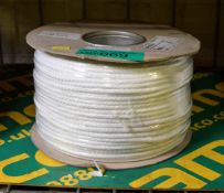 White Rope Polyester - 5mm - 8 platt - 220M