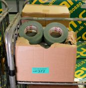 Scapa 3302 Olive green - 50mm x 50M - 16 per box - 2 boxes