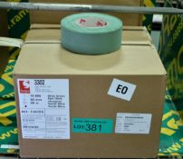 Scapa 3302 Olive green - 50mm x 50M - 16 per box - 2 boxes