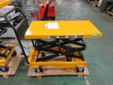 Manutan FL-00381M Mobile Lift Table - Max 350kg