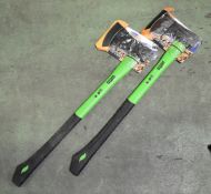 2x Charles Best Florabest Axes - 1.9kg