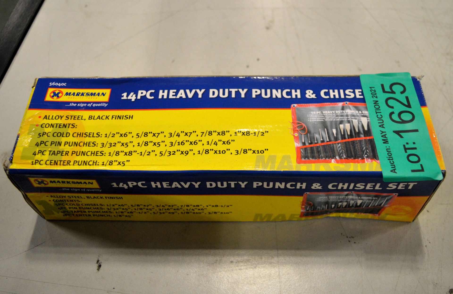 Marksman 14pc Heavy Duty Punch & Chisel Set