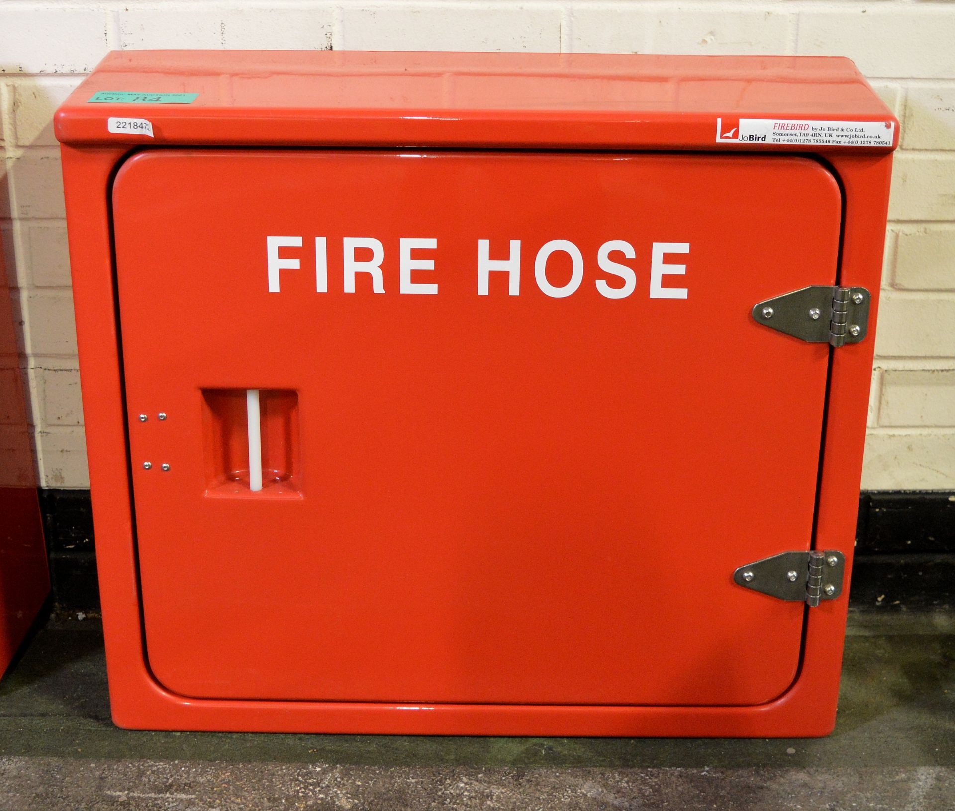 Red Composite Fire Hose Box L 710mm x W 220mm x H 630mm