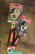 Dekton 8 inch and 12 inch Adjustable Wrenches