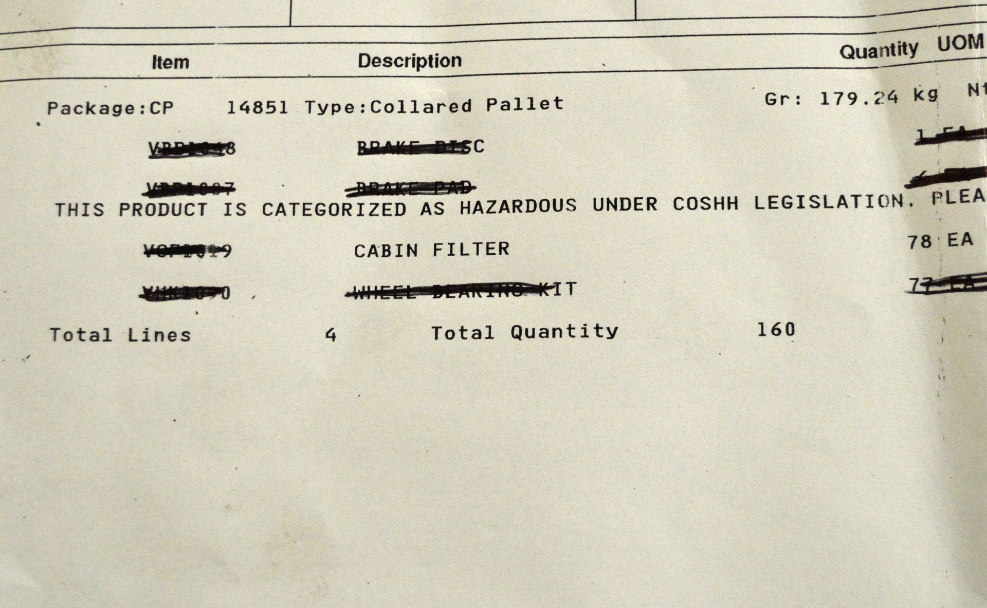 Vehicle parts - Mulitpart air filters VCF 1019 - see picture for itinerary for model numbe - Image 3 of 3