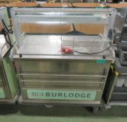 Burlodge Food Servery Trolley Unit - 3 Phase