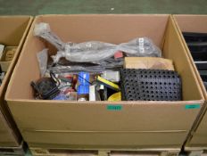 Vehicle parts - fuses, bulbs, rubber mat, fan unit, alternator, filter