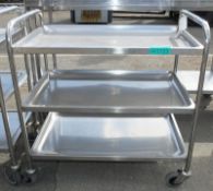 Stainless steel 3 Tier Trolley