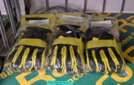 Pyrohide Heavy Handling Gloves XL - 3 pairs