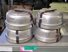 4x Trangia 2 Series 25/27 Outdoor Cook Sets