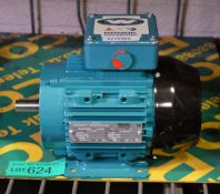 Brook Crompton WU-DA80MS Electric Motor 0.75kw 3.30/1.90A