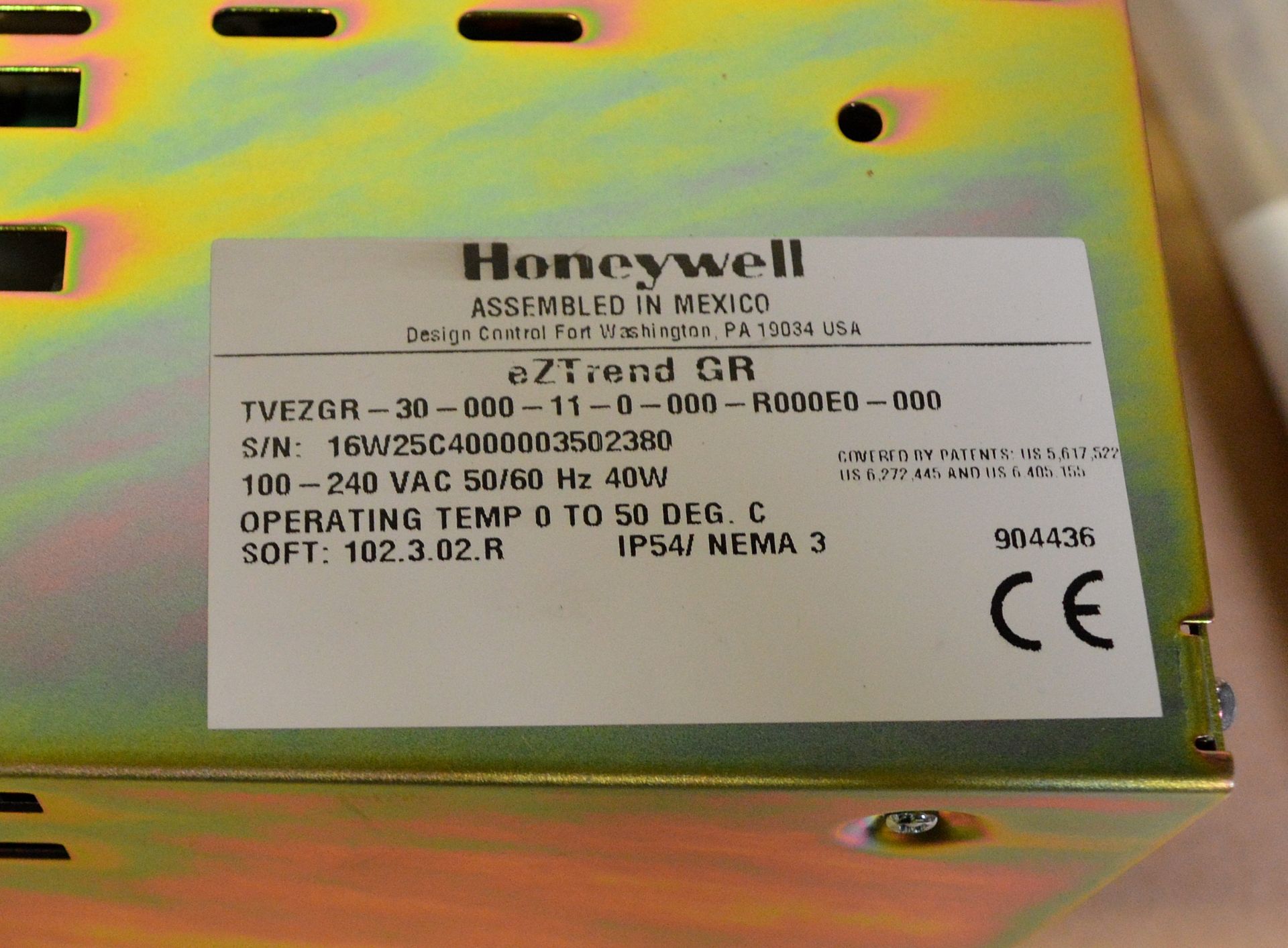 Sentry Isolok SBC Controller 120/230V, Honeywell EZTrend Electronic Data Recorder, Rosemou - Image 5 of 5
