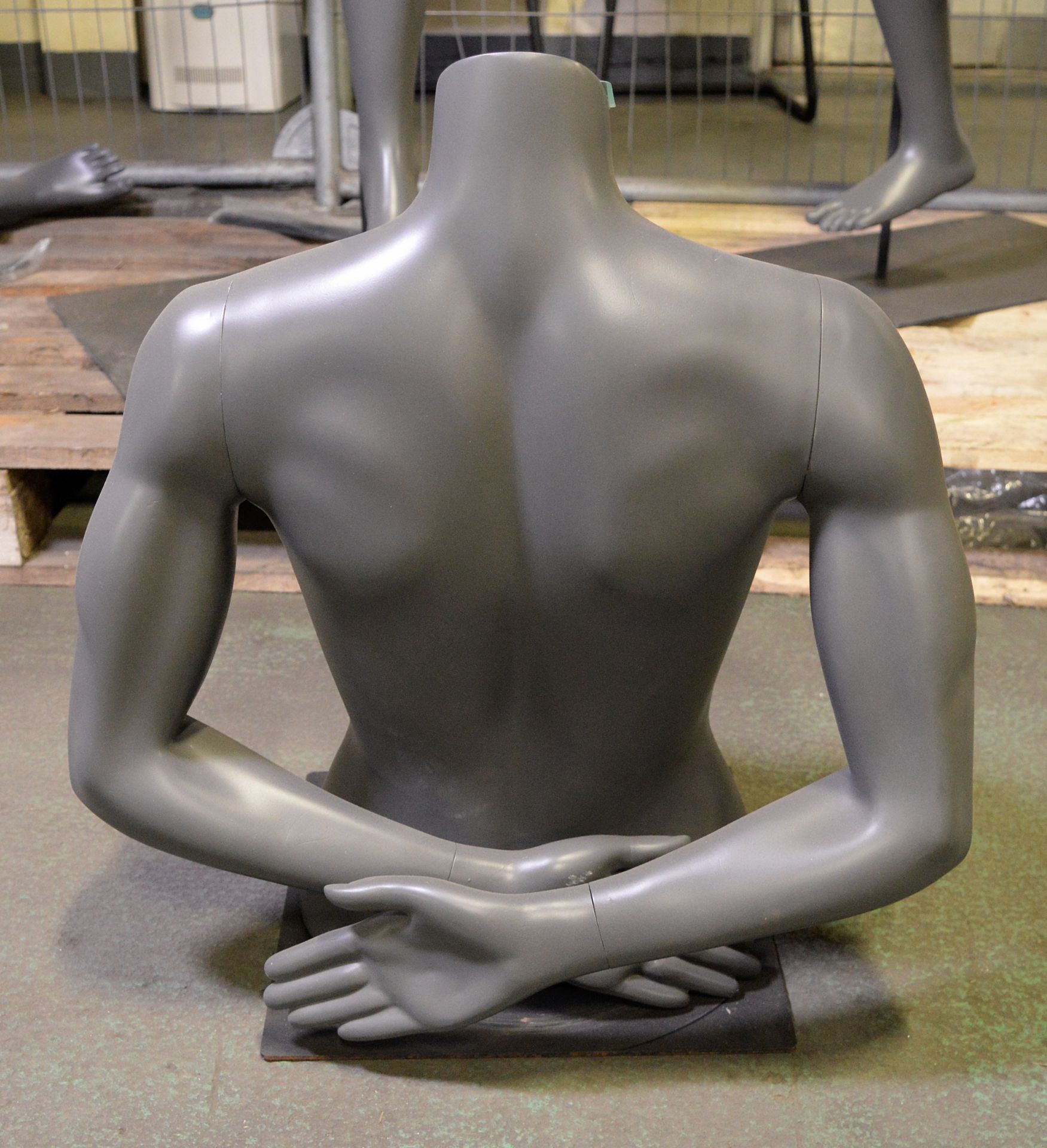 Female Grey Top Body Section Display Mannequin - Image 2 of 2