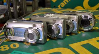 3x Canon Power Shot A470 Cameras & Sony DSC-P41 Cyber-Shot Camera