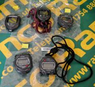 5x Seiko Digital Stopwatches