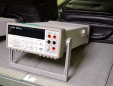 H/P Agilent 34401A 6 1/2 digit Multimeter In A Case