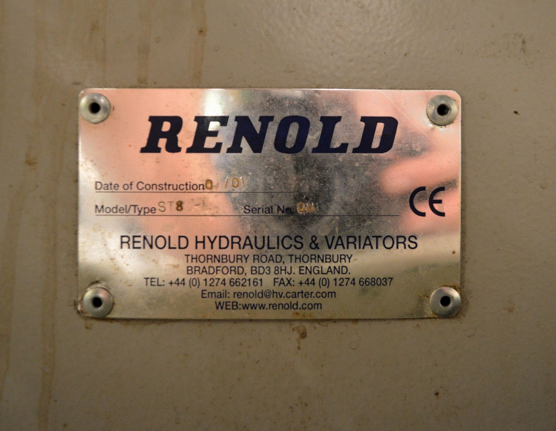 Renold ST8 Hydraulic Catch Tank - L500 x W600 x H680mm - Image 3 of 4