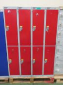 8-Compartment Locker - L1210 x W450 x H1780mm