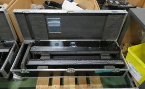 1 Pair of Pixeline 1044 LED Batten Lights in Flightcase