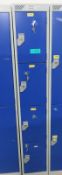 Single 4-Compartment Locker - L300 x W450 x H1780mm