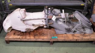 Hamilton 241 Marine Water Jet Engine - Fair used example there is a small amount of surfac